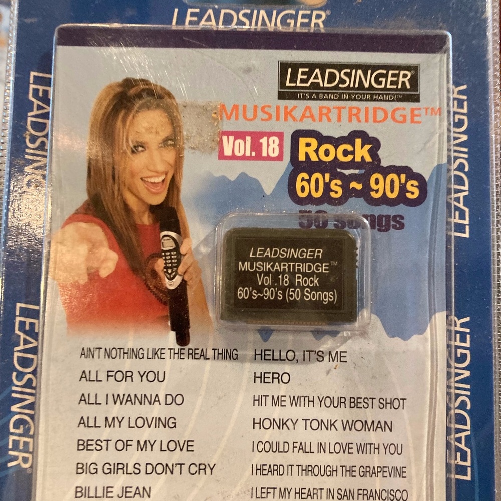 2 Musikartridge Leadsinger